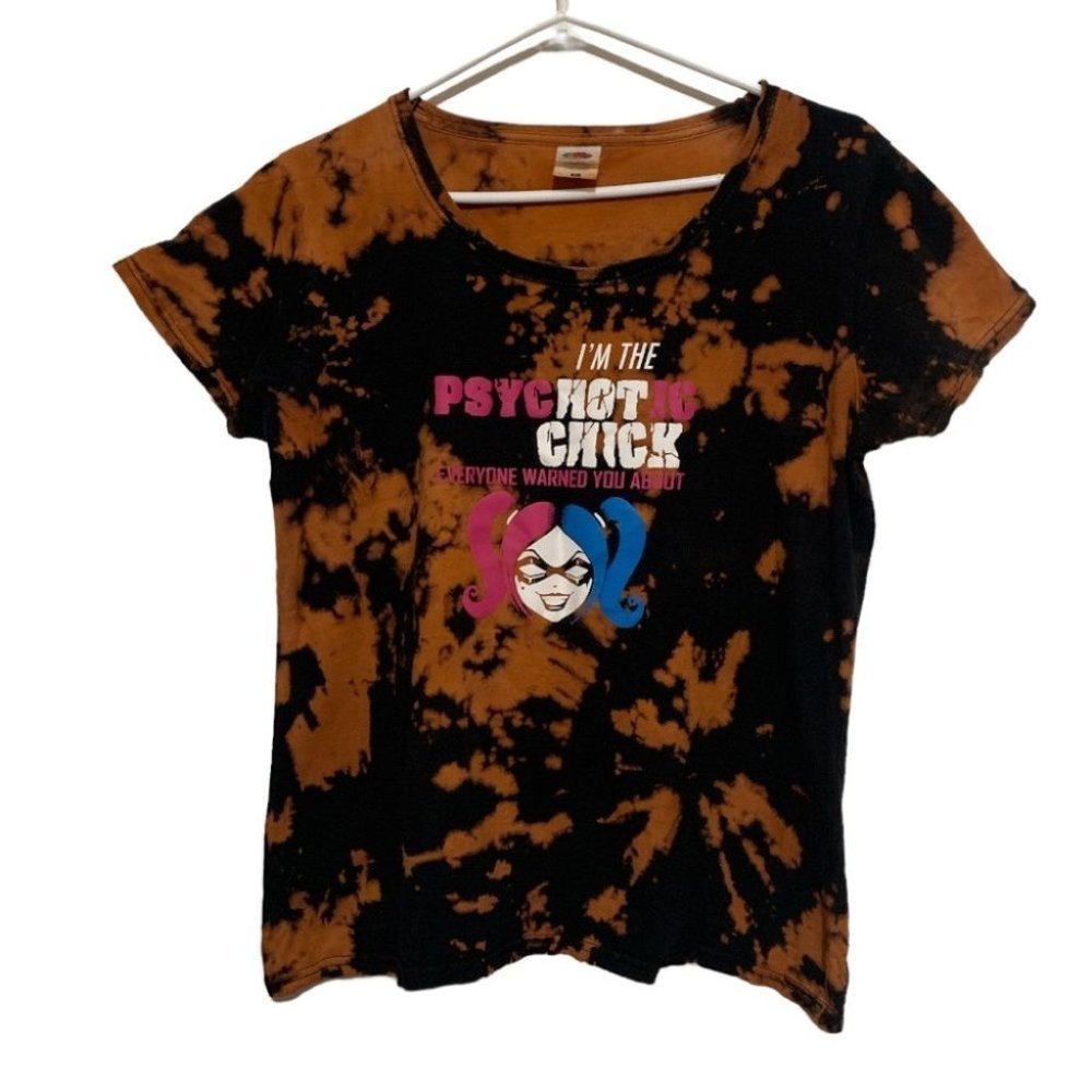 HARLEY Quinn graphic T shirt tie dye